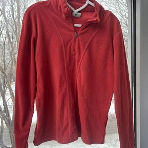 colombia women's jacket burnt orange color size medium